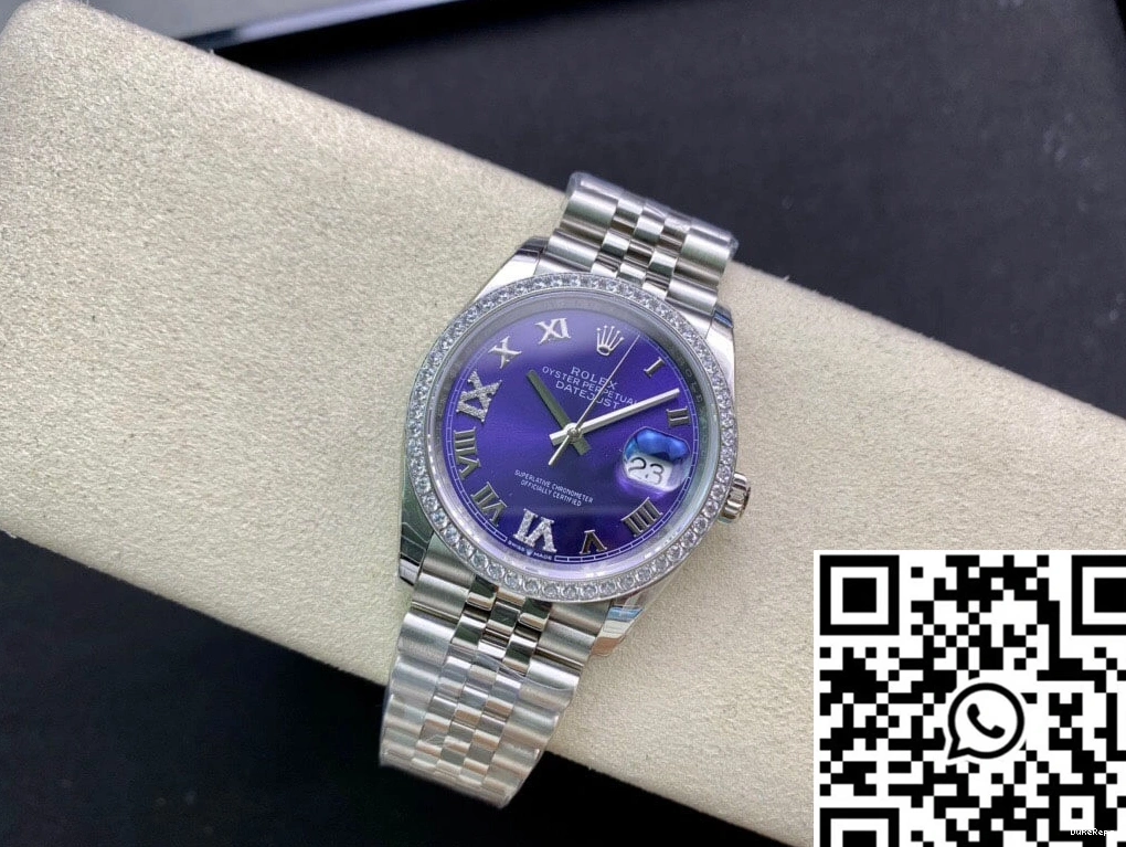 Datejust Diamond-set EW Factory Rolex M126284RBR-0013 Bezel 0716